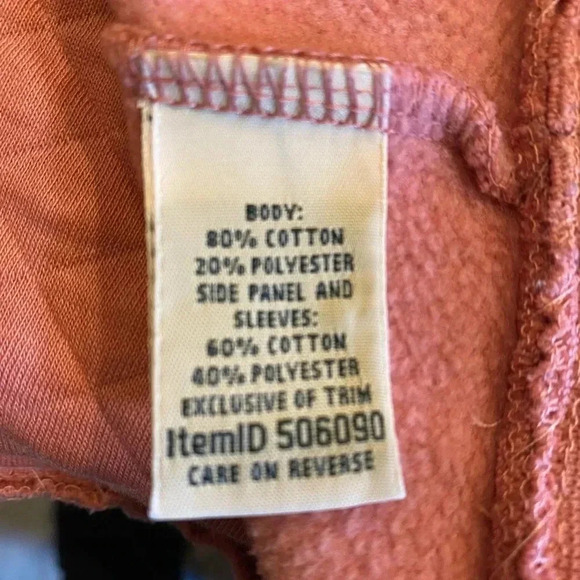 LL Bean Mauve/Pink pullover diamond quilting, quarter-zip pullover front pocket - Picture 3 of 6